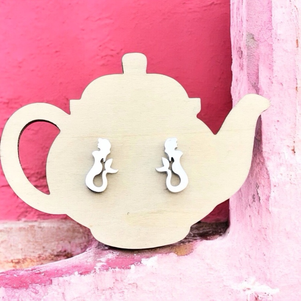 🆕 Mermaid Stud Earrings Stainless Steel